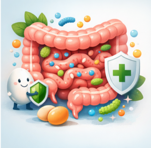 effeti delle uova sull'intestino